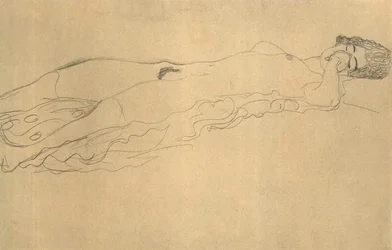 Reclining Nude Facing Right